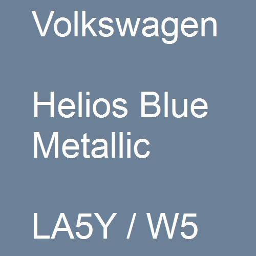 Volkswagen, Helios Blue Metallic, LA5Y / W5.